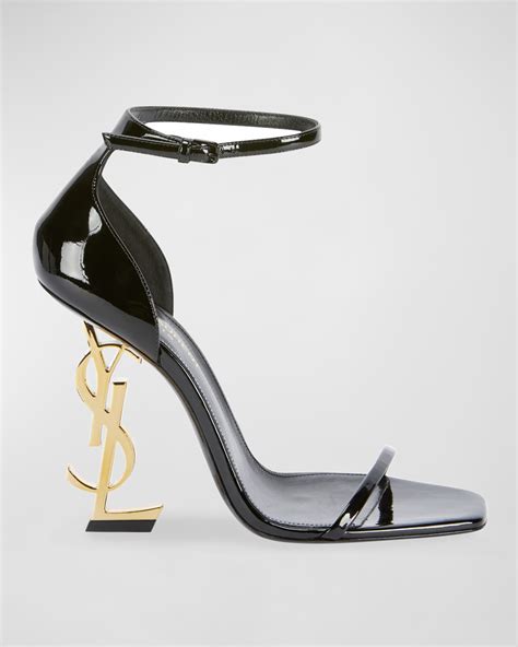 ysl initial heels|YSL opyum heel pumps.